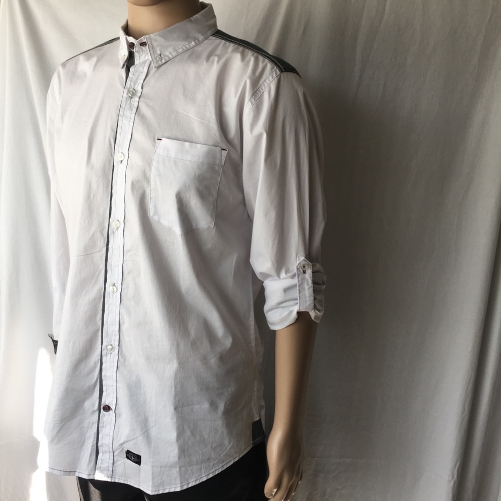 Tranquility & Mayhem Stretch Slim Fit Mens Shirt